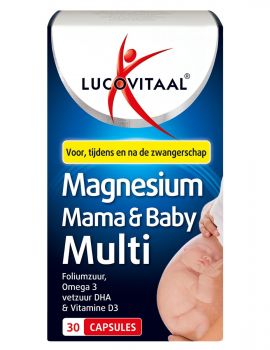 Magnesium Mama & Baby Multivitamine Zwangerschap 30 capsules