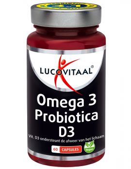 Omega 3, Probiotica & Vitamine D3 60 capsules