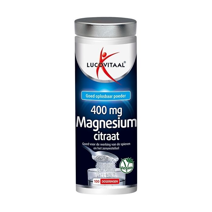 Bedelen Tutor Snelkoppelingen Magnesium Citraat poeder 400 mg - Lucovitaal: Krachtig & Goedkoop!