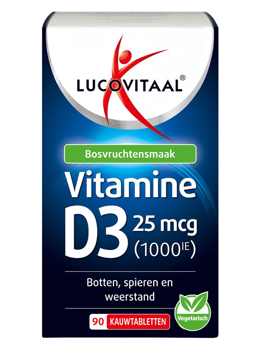 VitamineD325mcg(1000IE)90kauwtabletten