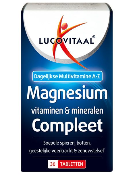 slogan Gezamenlijke selectie vocaal Magnesium Multivitamine - Lucovitaal: Krachtig & Goedkoop!